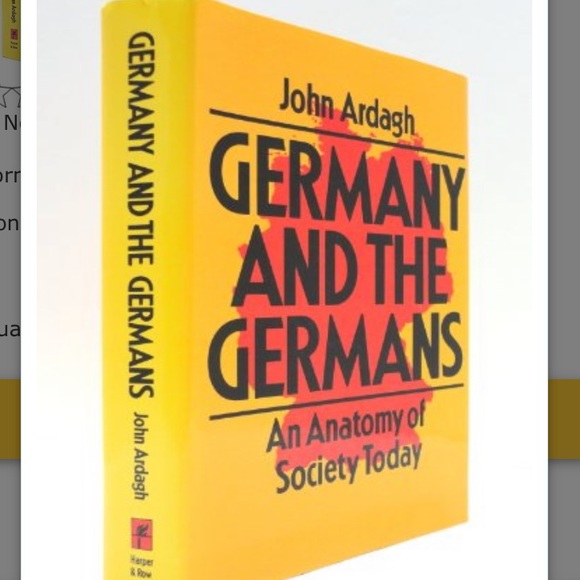 Hardcover Germany and the Germans John Ardagh - Picture 1 of 4